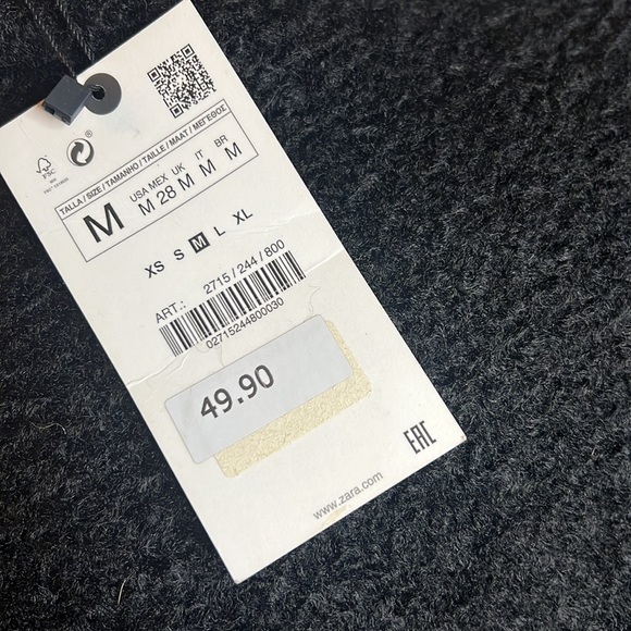 Zara sleeveless plush shirt - Picture 5 of 6